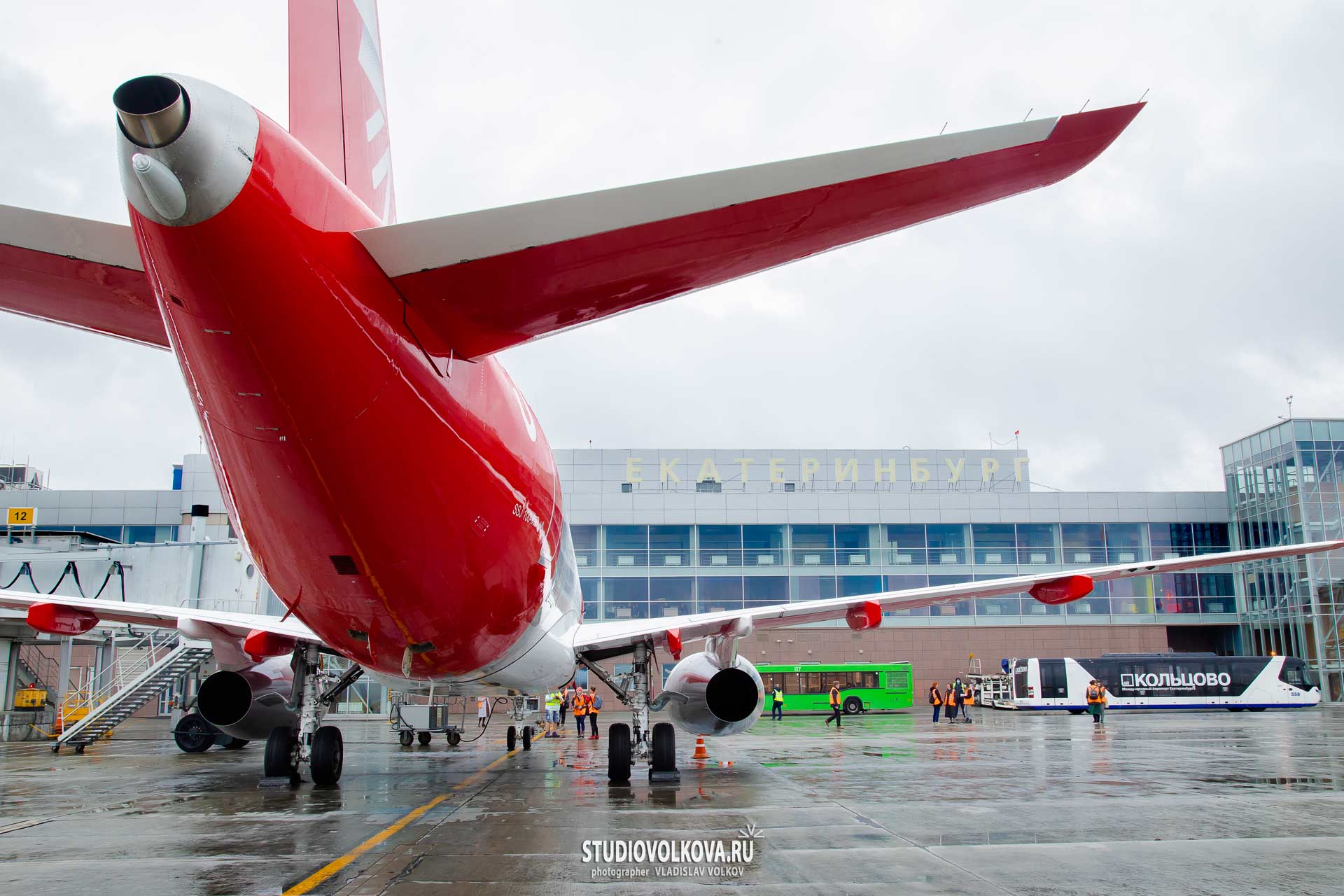 В аэропорту Кольцово состоялся первый рейс Red Wings в Саратов. фотограф Владислав ВОЛКОВ